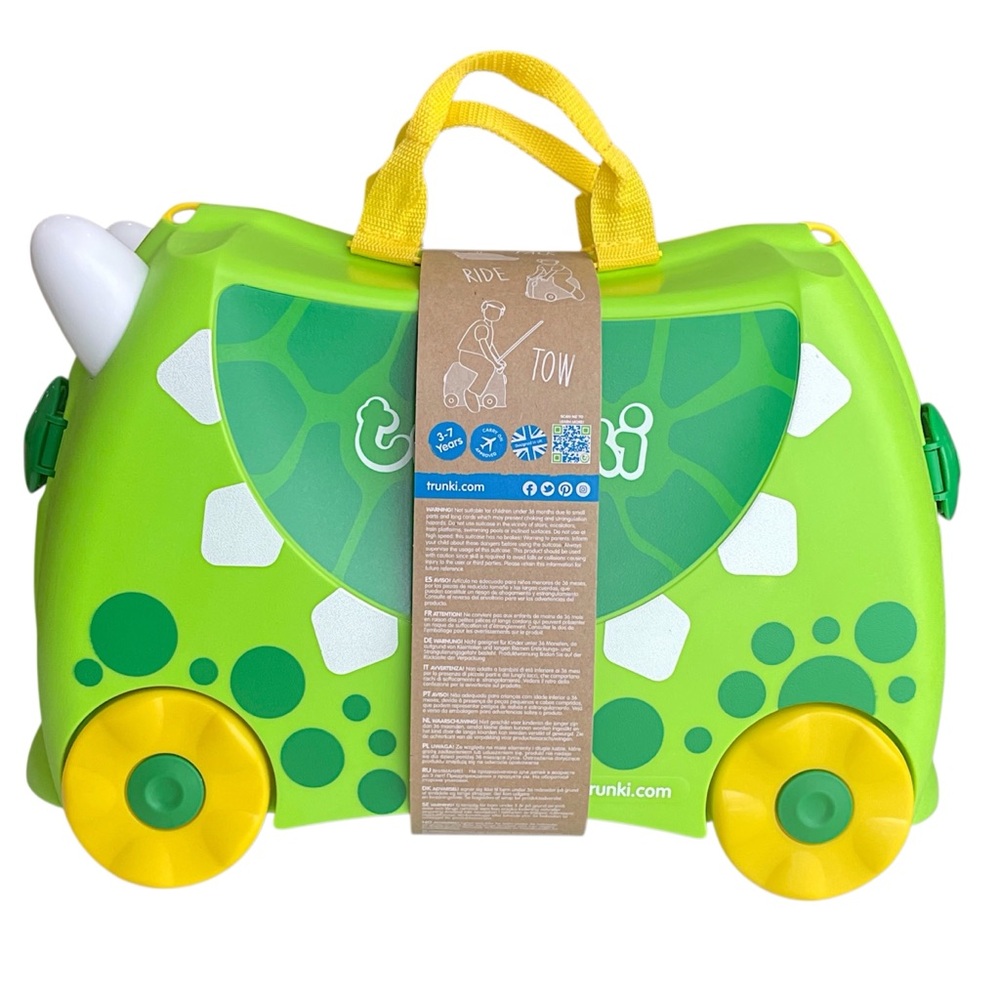 NEW Melissa & Doug Trunki Ride On Dinosaur Kids Suitcase - Picture 3 of 7